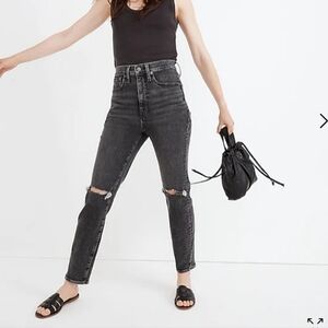 Madewell The Tall Momjean in Pennhurst Wash: Ripped Edition Size 26T
